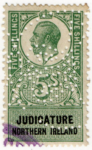 (09) 5/- Green & Black (1921)