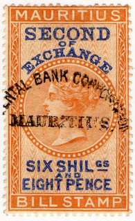 (20) 6/8d Brown & Blue (1869)
