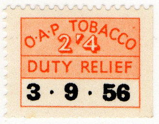 (10) 2/4d Orange & Black (1956)