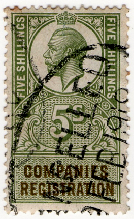 (26) 5/- Green & Green (1921)
