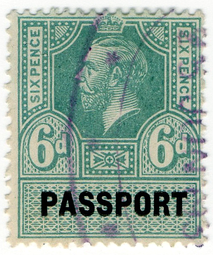 (06) 6d Green & Black (1921)