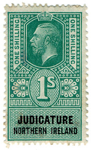 (05) 1/- Green & Black (1921)