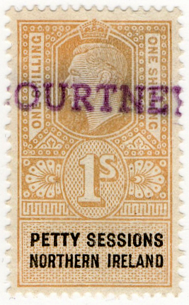 (09) 1/- Gold & Black (1949)