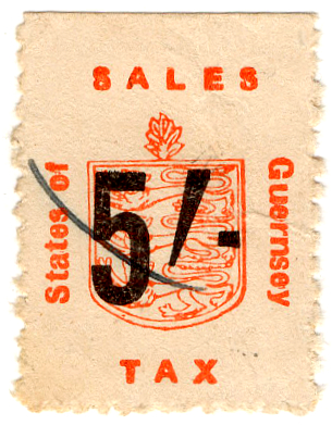 (59) 5/- Orange & Black (1940)