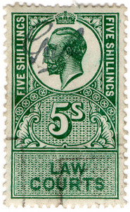 (44) 5/- Green & Green (1921)