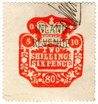 (40) 2/6d Red (1881)