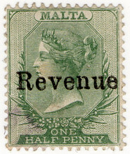 (01v) ½d Green (1899)