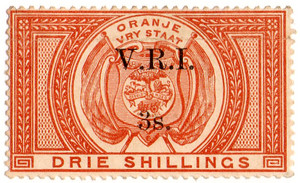 (87) 3/- Red-Brown (1900)
