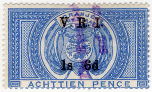 (85) 1/6d on 18d Blue (1900)
