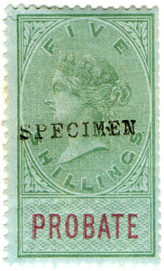(26) 5/- Green & Violet (1878)