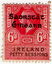 (un) 6d Red & Green (1922)