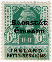 (un) 6d Green (1922)