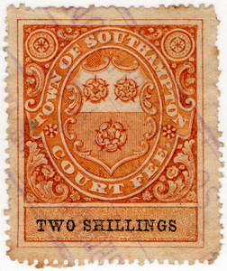 (4a) 2/- Orange-Brown & Black (1878)
