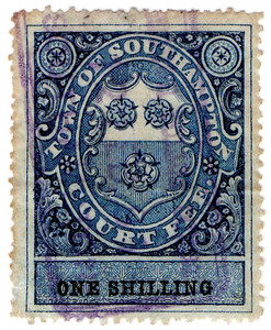 (02) 1/- Blue (1878)